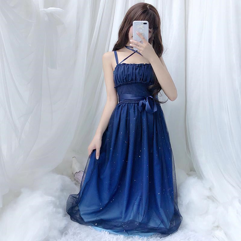 "BLUE STARRY" DRESS H261