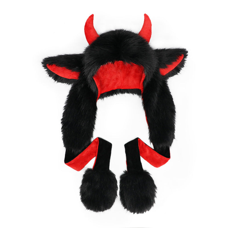 Yak cute plush hat S387