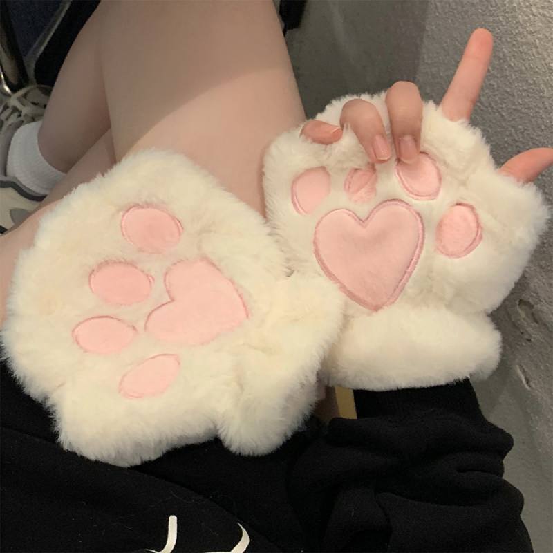 Super cute plush cat claw gloves S213