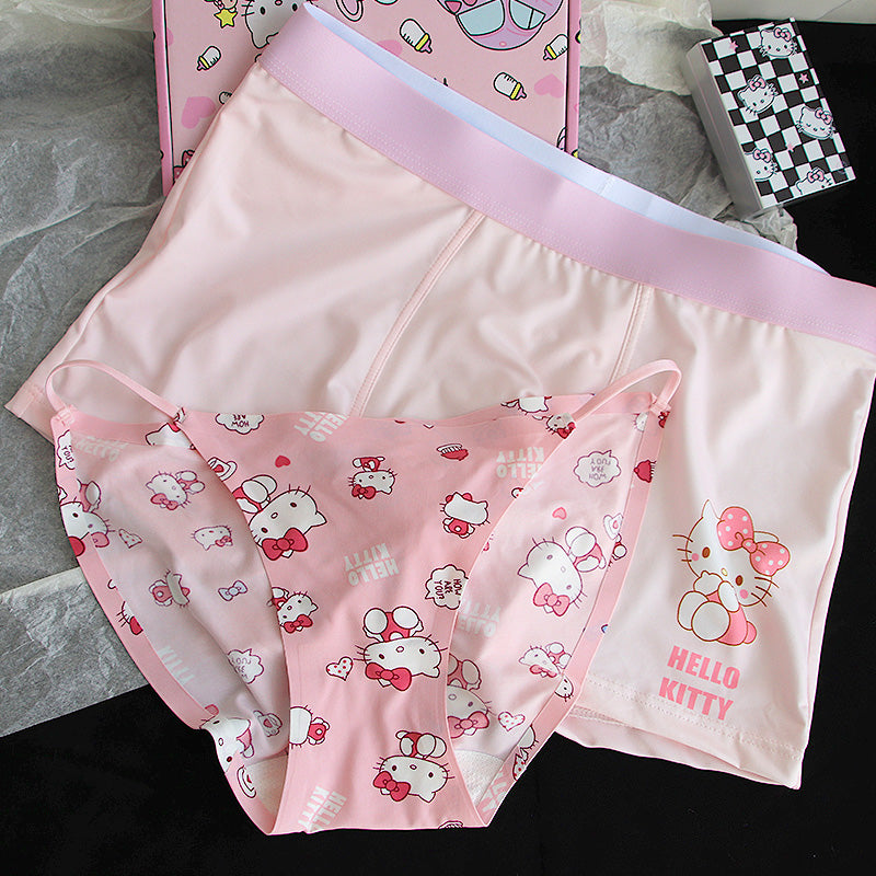 Cute couple kitten underwear S317