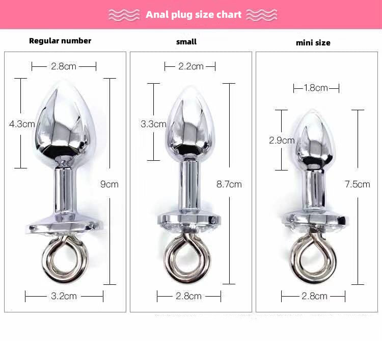 BELL NIPPLE CLAMP ANAL PLUG AD003