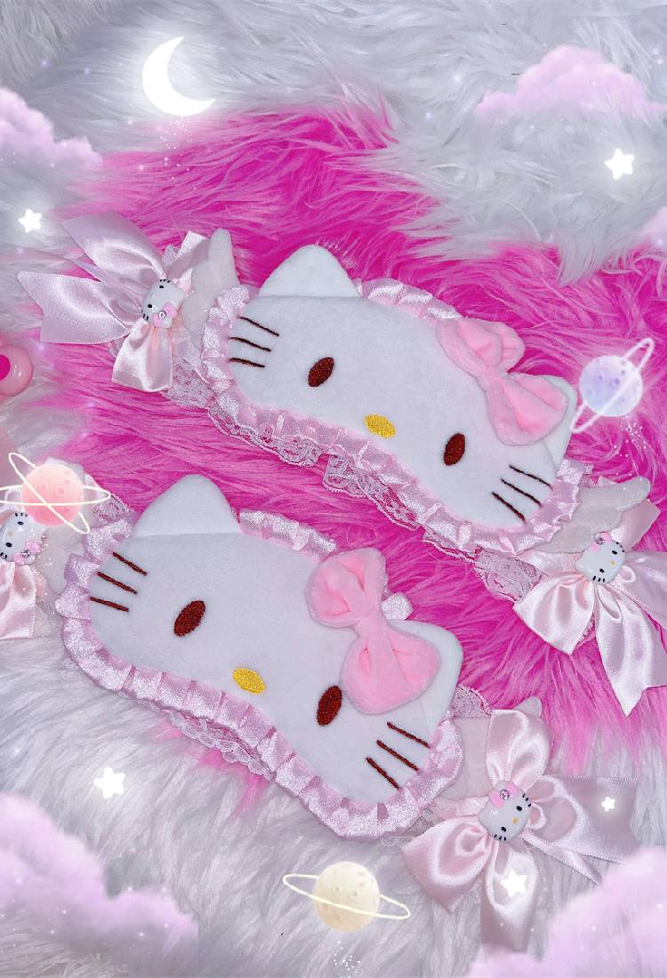 Cartoon cat lace headband MO011