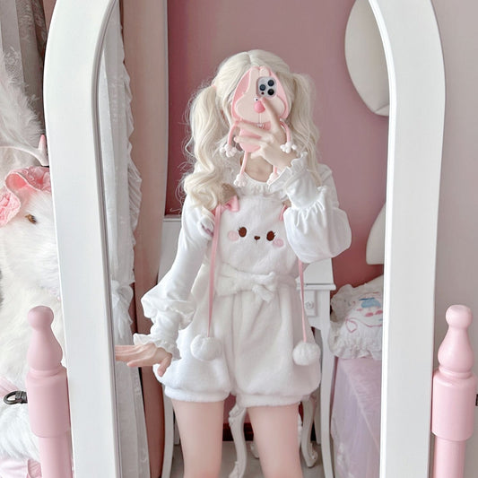 Cute Lolita Bear Suspenders S124