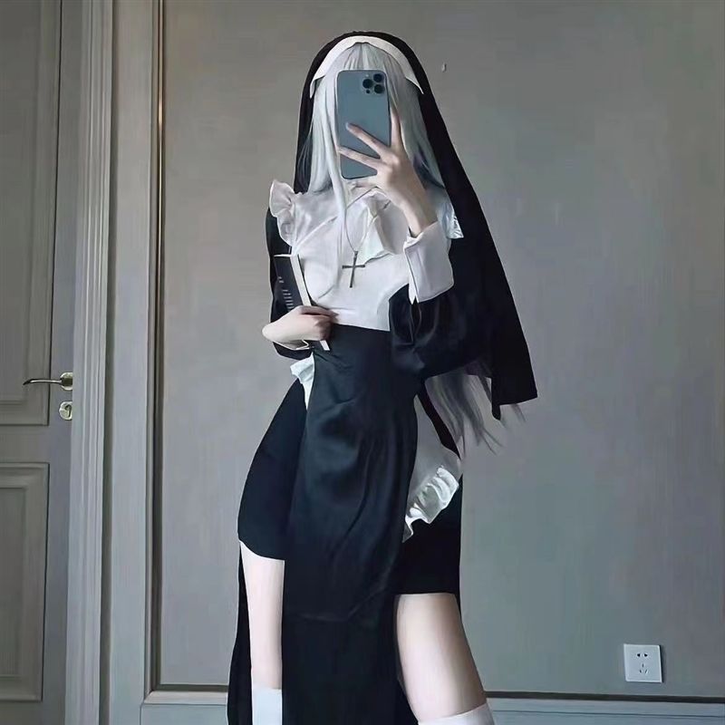 Halloween nun costume S389