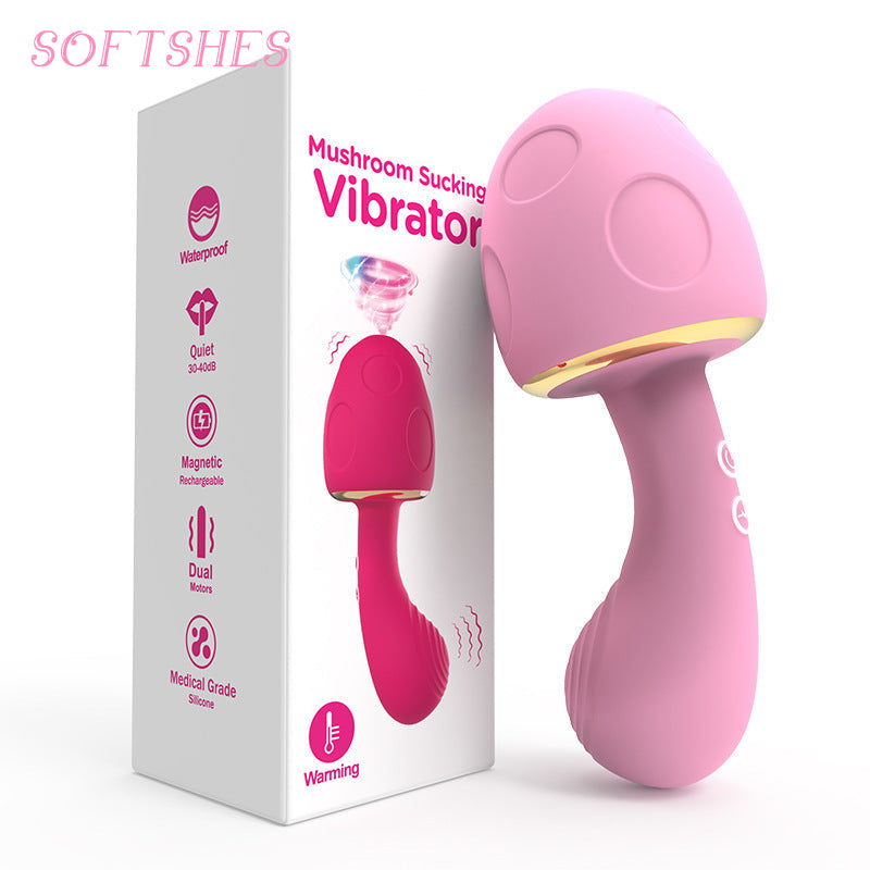 Mushroom Clitoral Sucking Vibrator Sex Toy T019