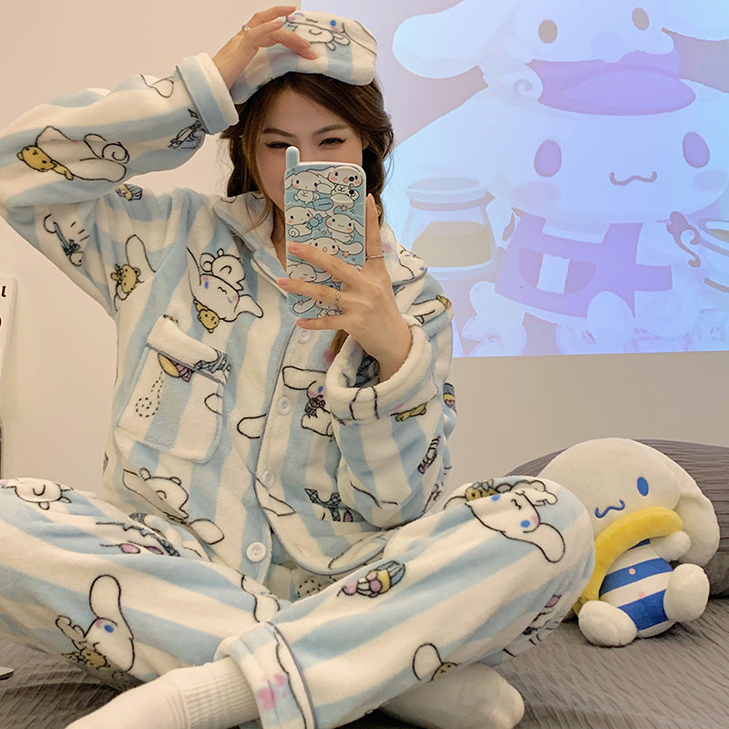 Cute plush pajamas S172