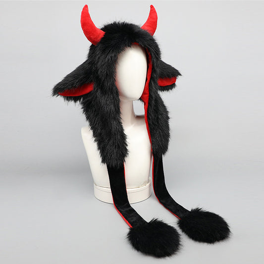 Yak cute plush hat S387