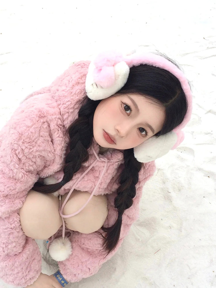 Cute plush earmuffs S066