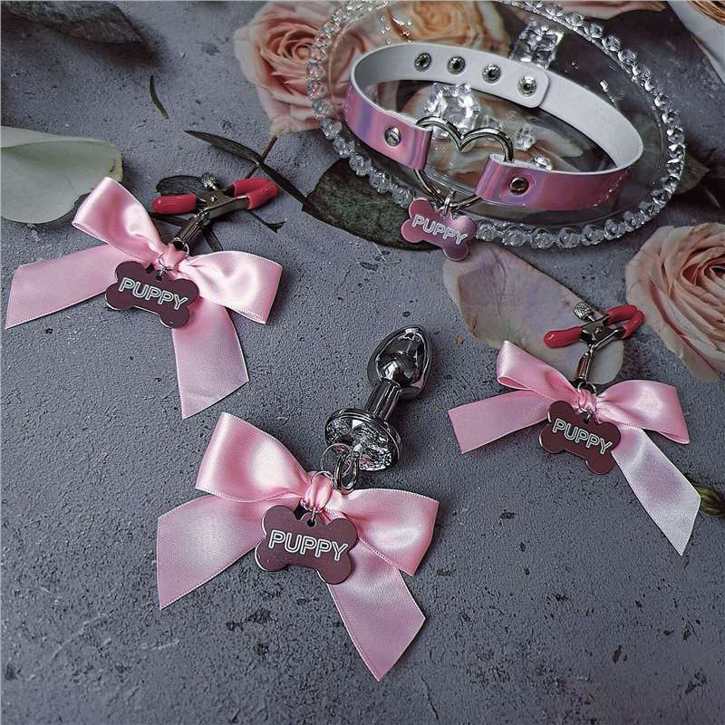 Bow puppy nipple clamps NC007