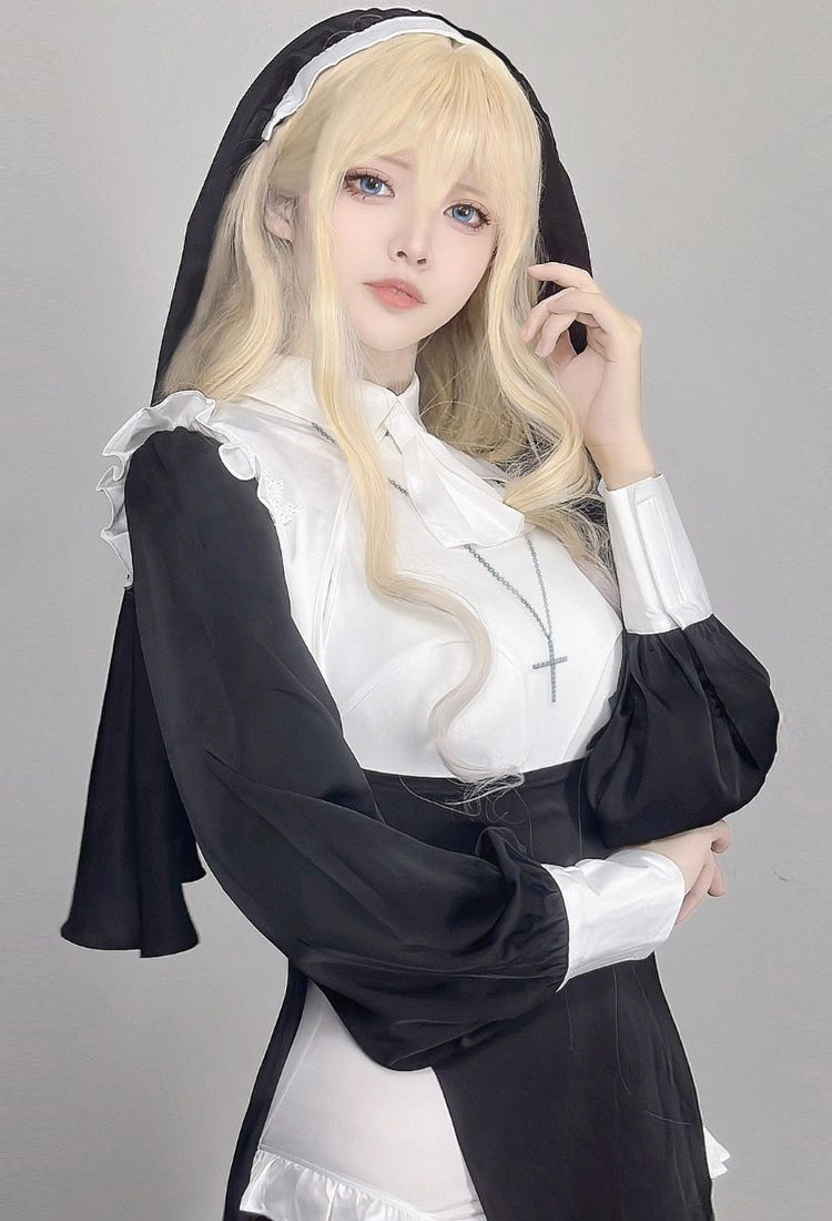 Halloween nun costume S389