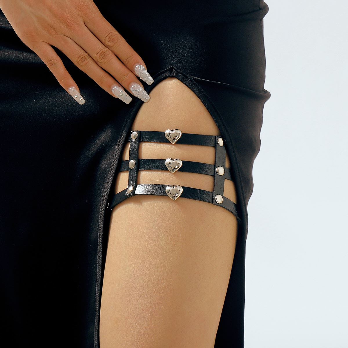 Punk leg rings S061