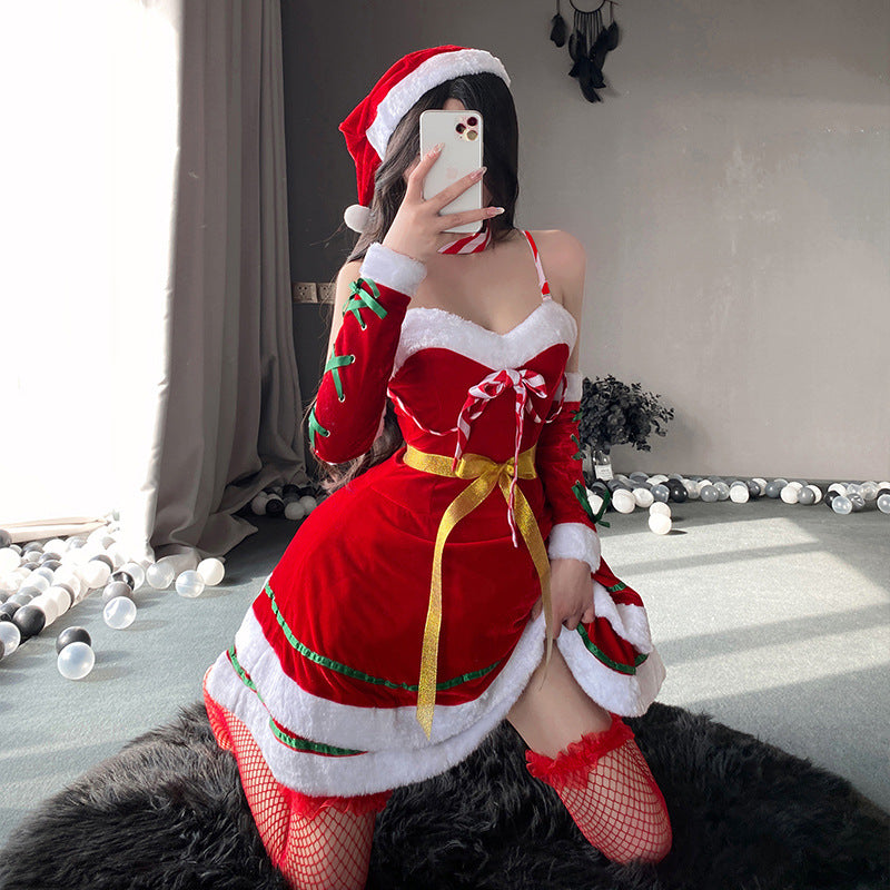 Christmas cos dress H063