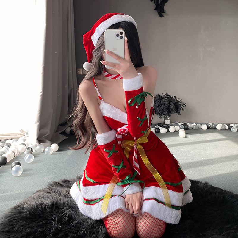 Christmas cos dress H063