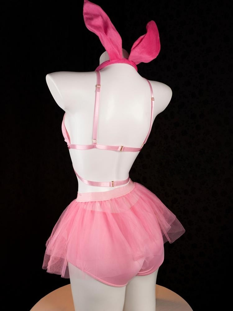 Pink bunny set H217