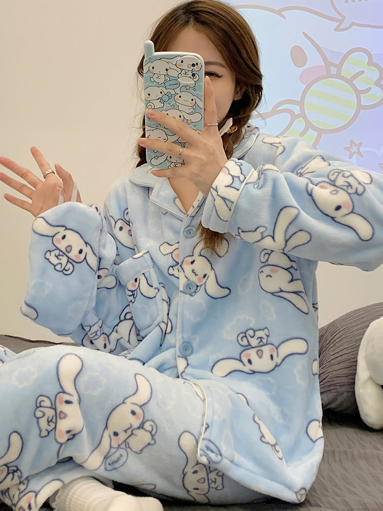 Cute plush pajamas S172