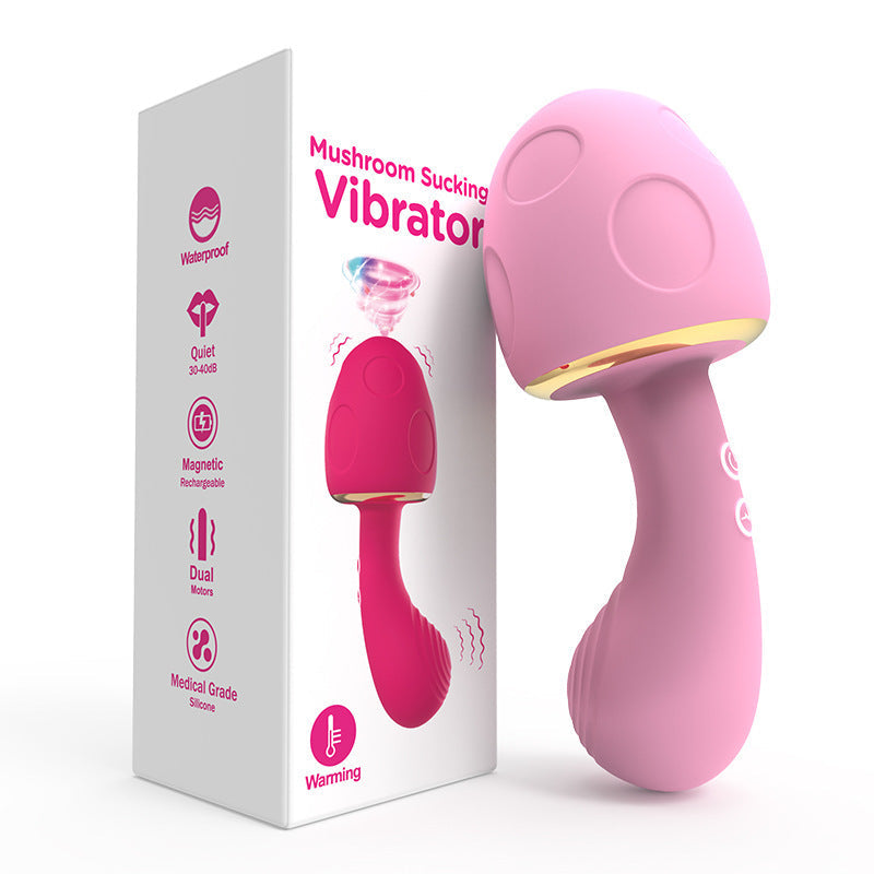 Mushroom Clitoral Sucking Vibrator Sex Toy T019