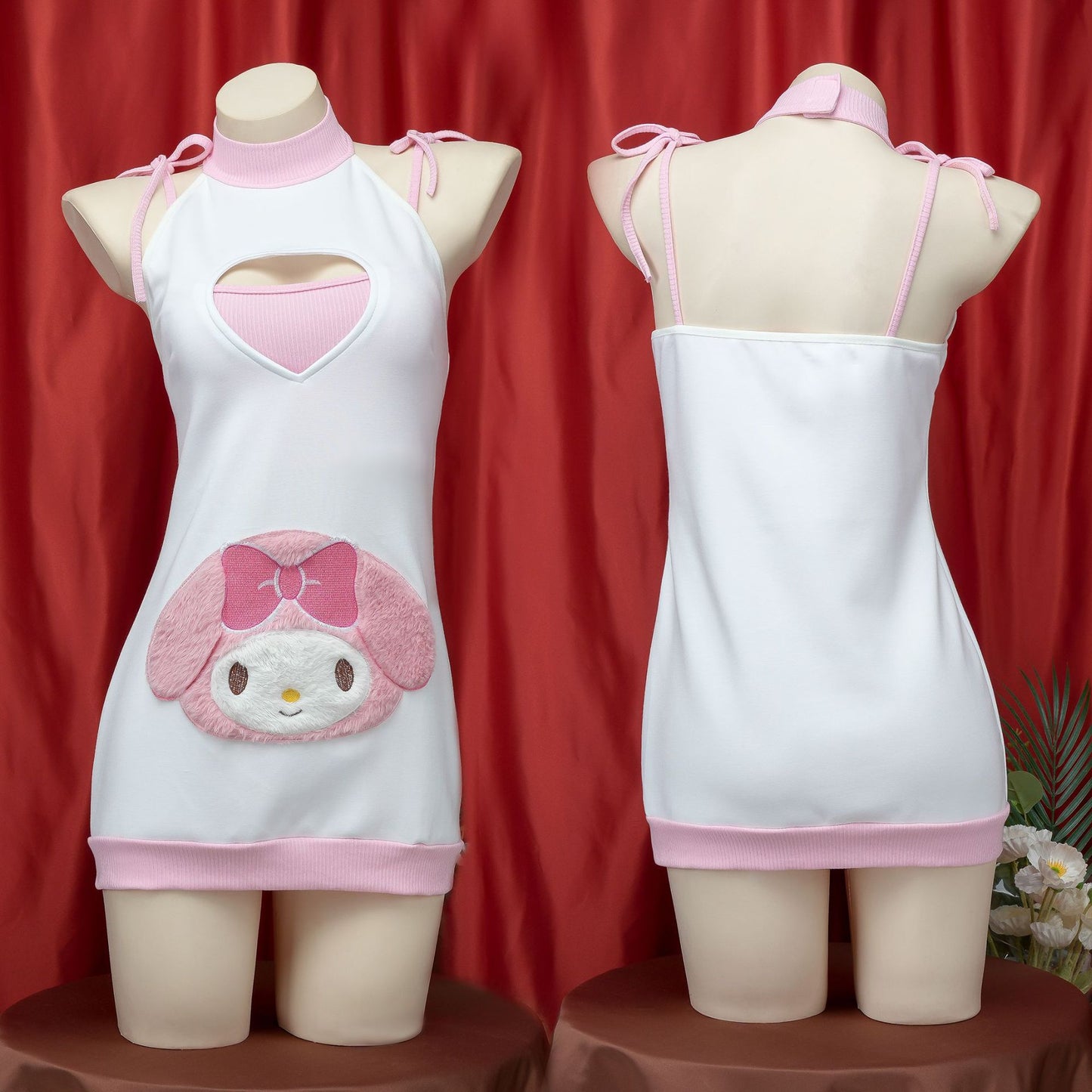 Pink bunny suit S070