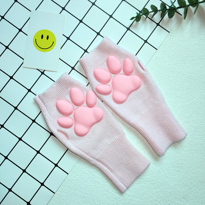 Three-dimensional cat claw gloves S091