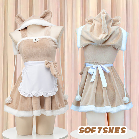 Bear maid suit S069