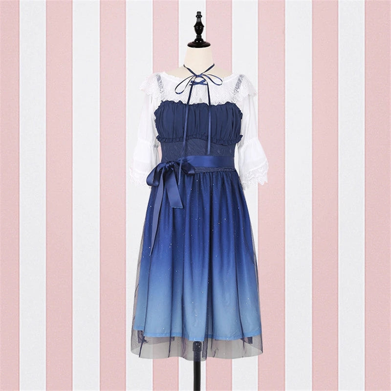 "BLUE STARRY" DRESS H261