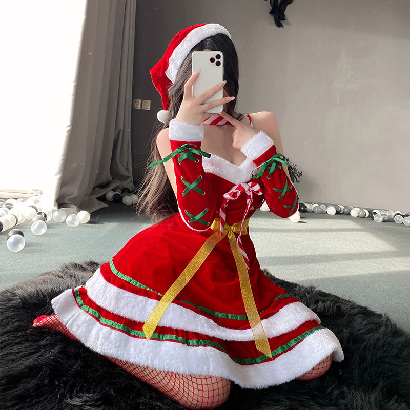 Christmas cos dress H063