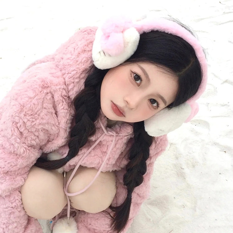 Cute plush earmuffs S066