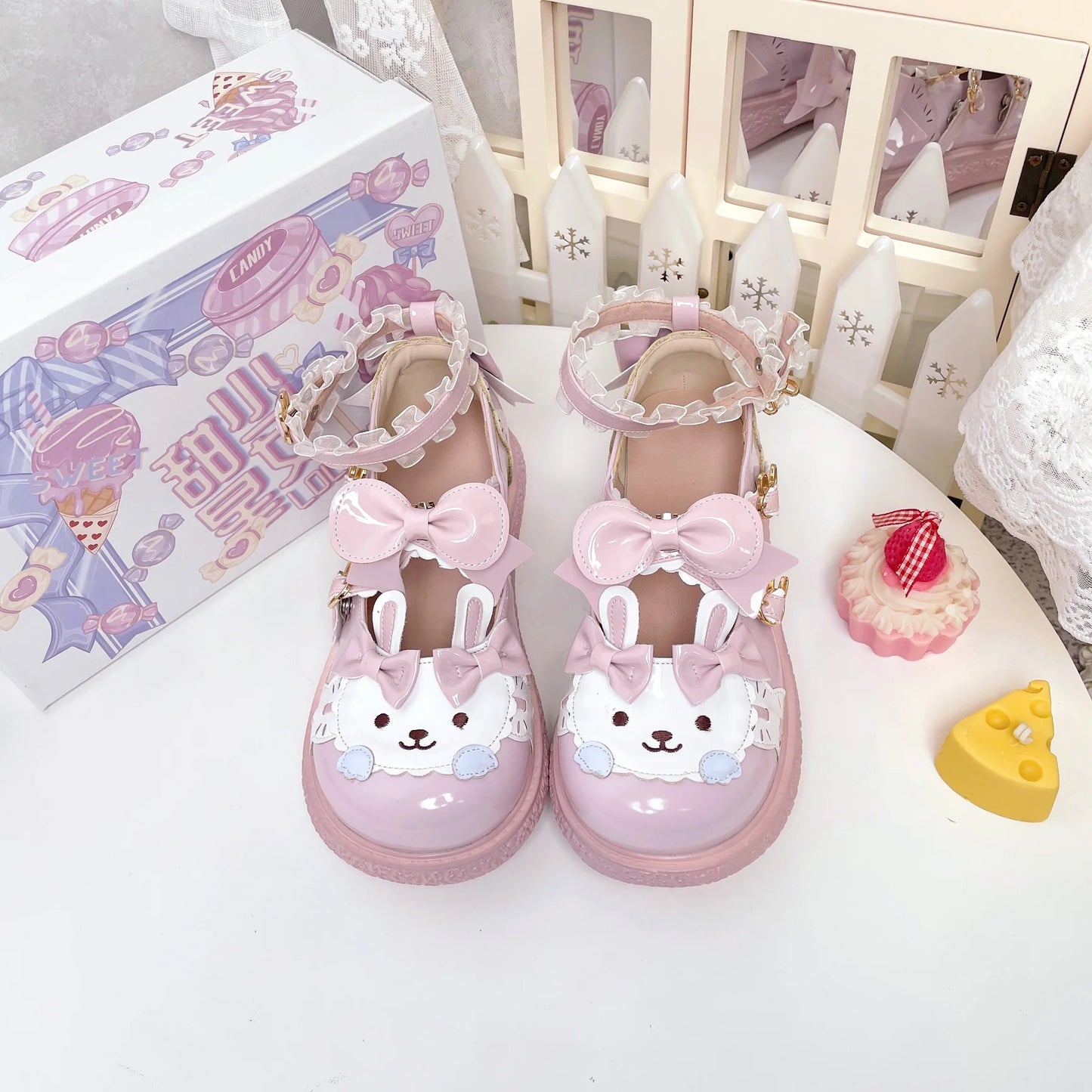 LOLITA BOW LEATHER SHOES  SS3154