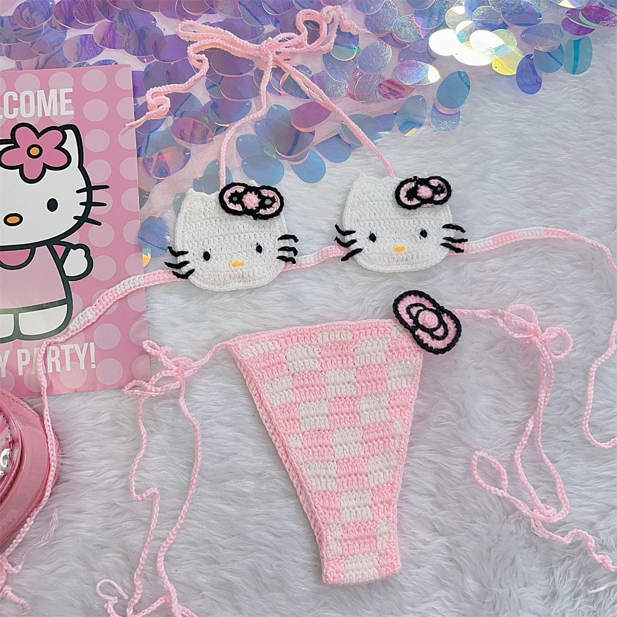 Cute cartoon bikini set S473