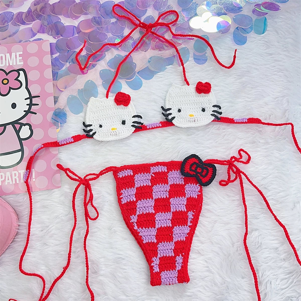 Cute cartoon bikini set S473