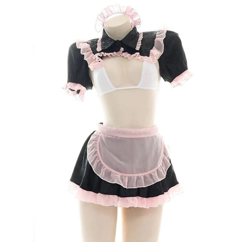 CUTE CHIFFON MAID SUIT  SS3242