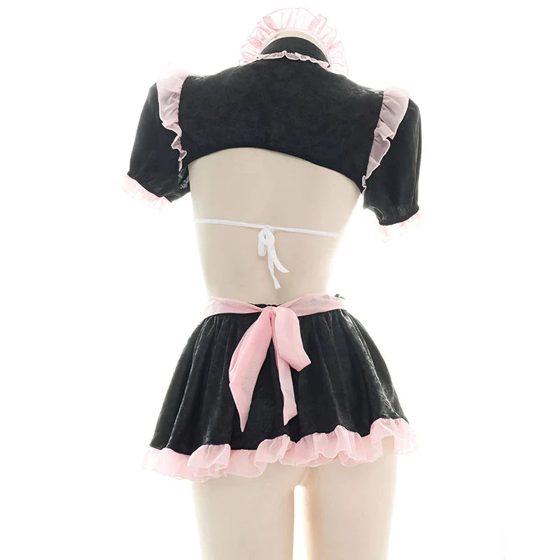 CUTE CHIFFON MAID SUIT  SS3242