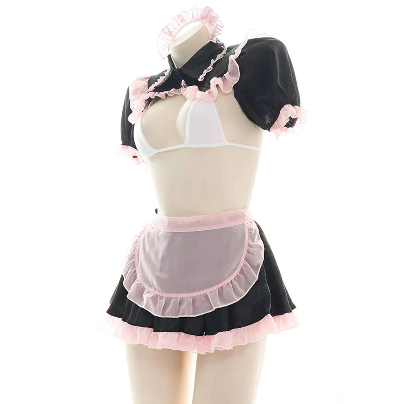 CUTE CHIFFON MAID SUIT  SS3242