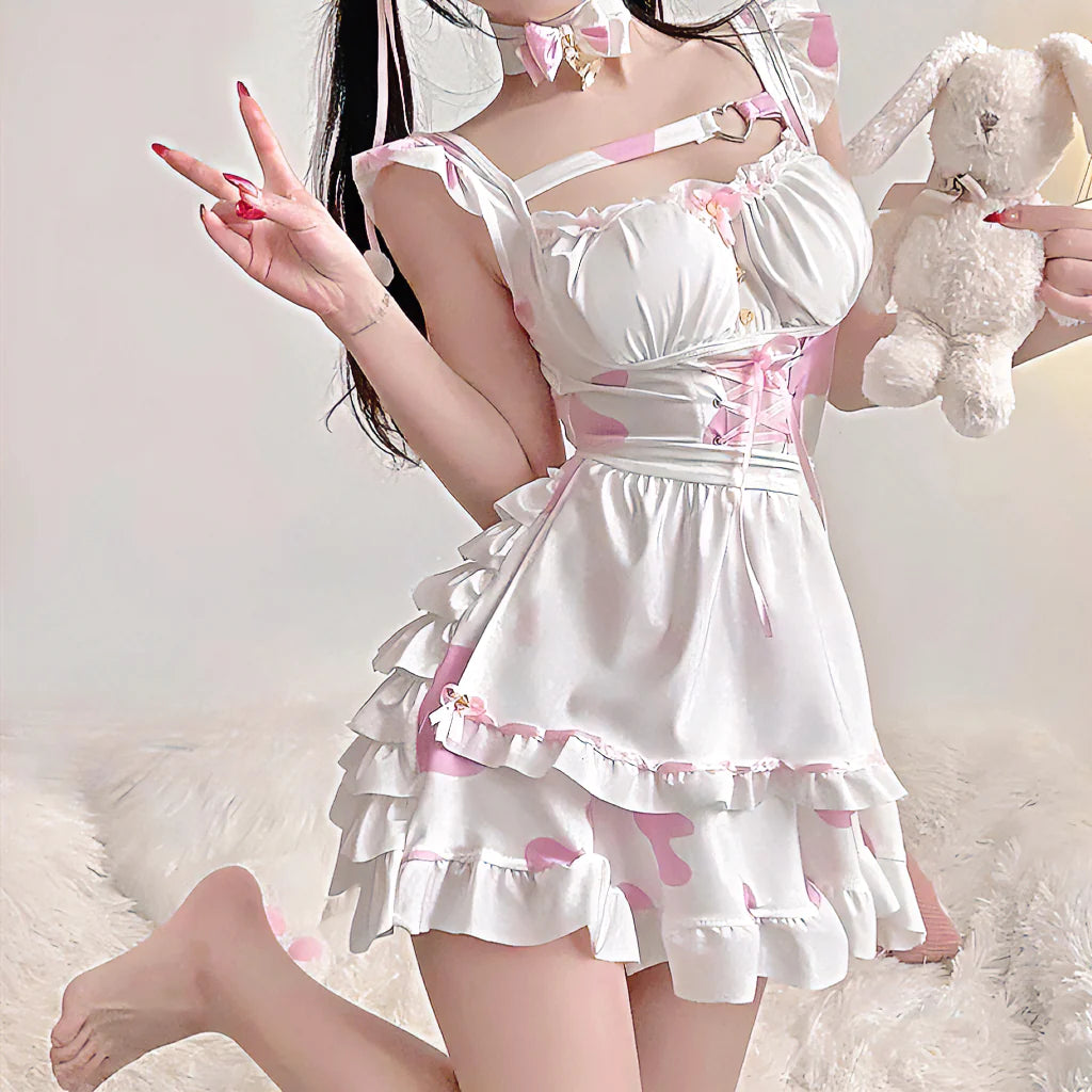 Cute cow maid dress  SS3224