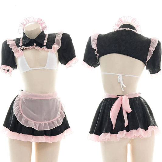 CUTE CHIFFON MAID SUIT  SS3242