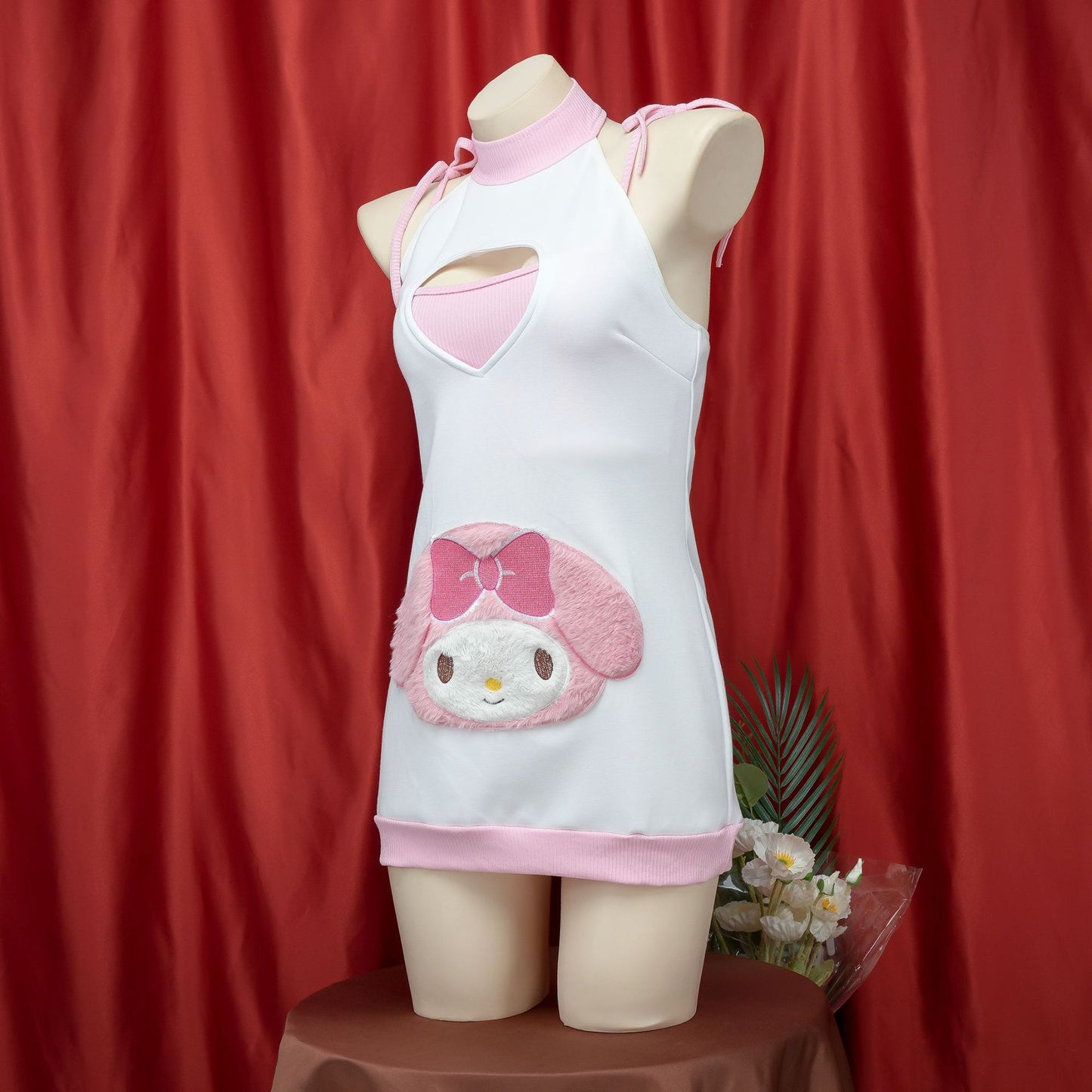 Pink bunny suit S070