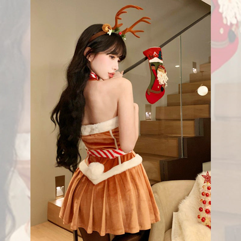 Christmas deer dress set H247