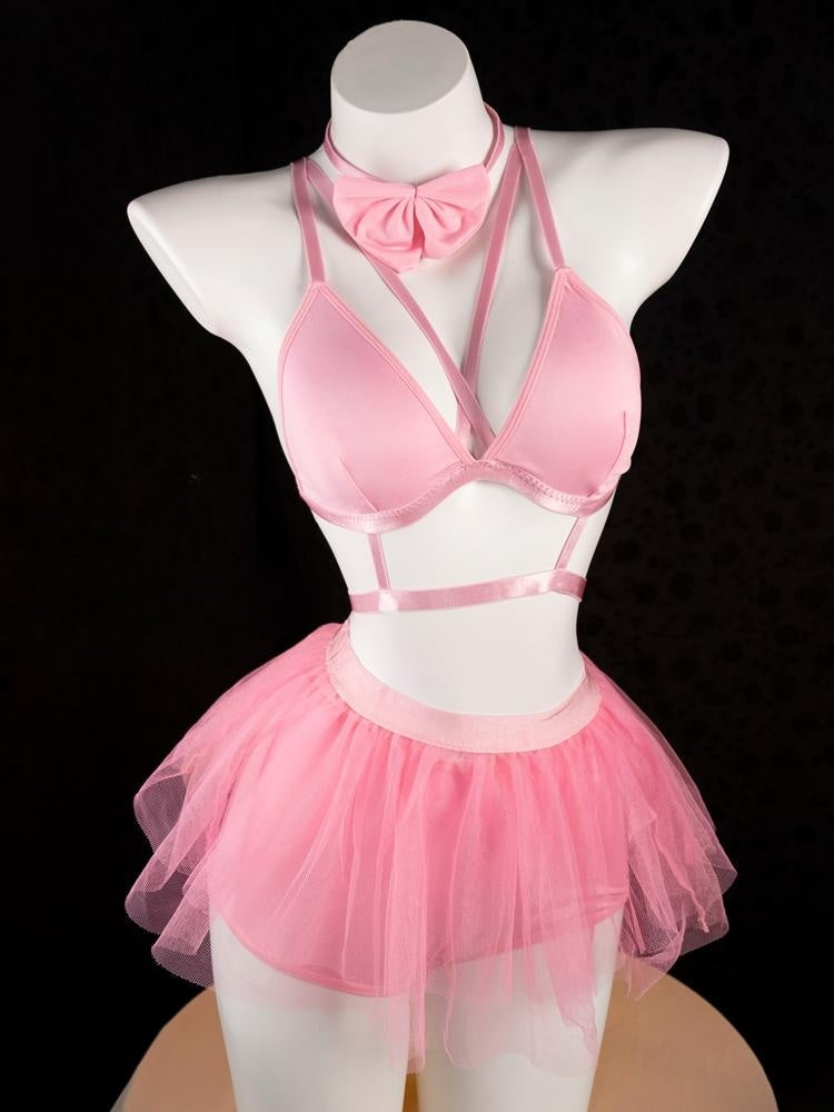 Pink bunny set H217