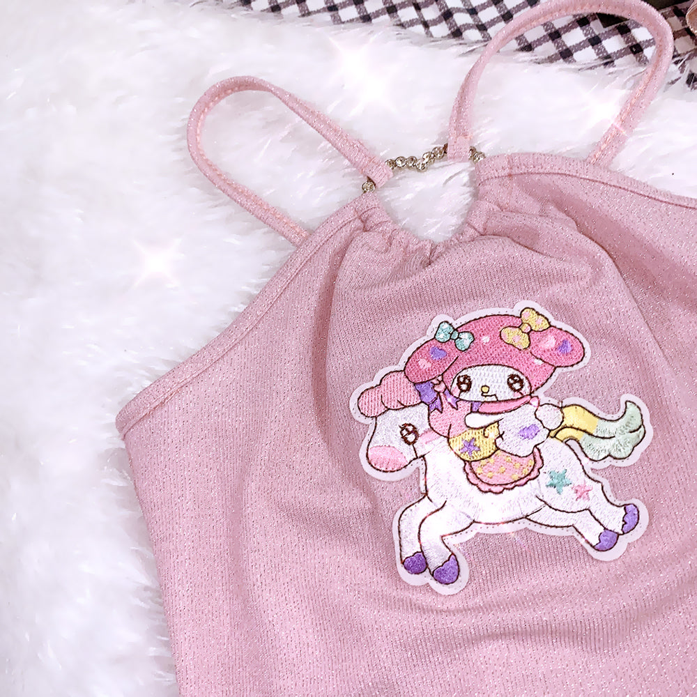 Sweet cartoon halter vest SS2022