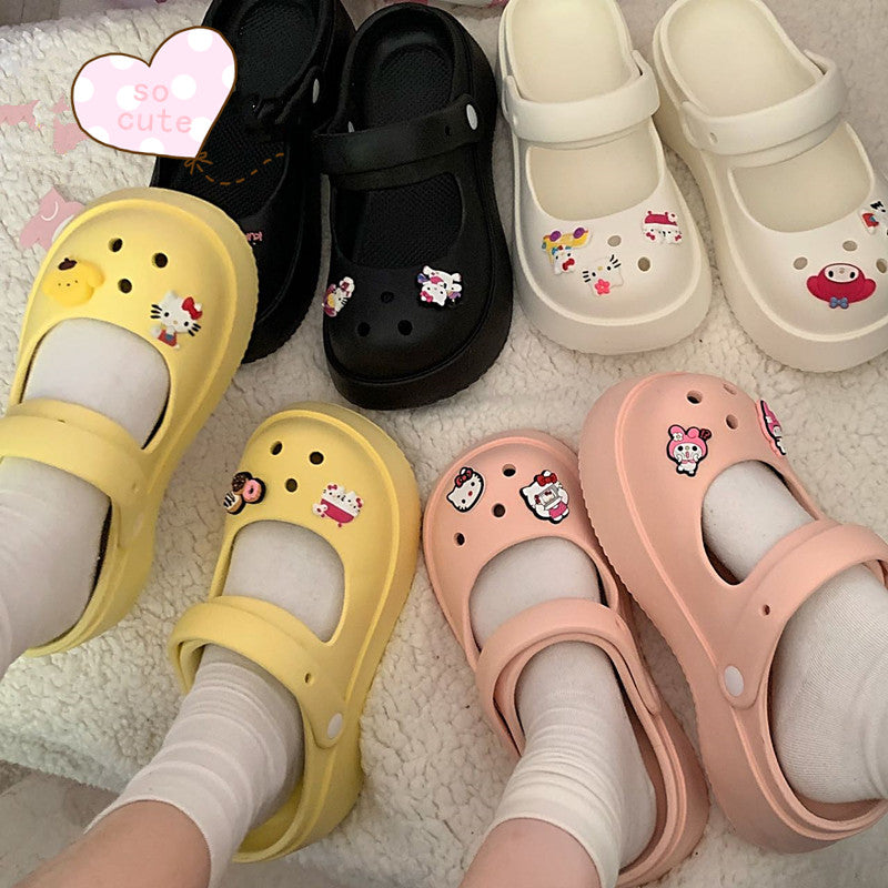 Cute cartoon hole shoes ss3098