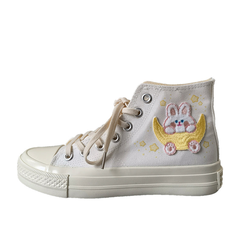 Cute high-top canvas shoes SS2745