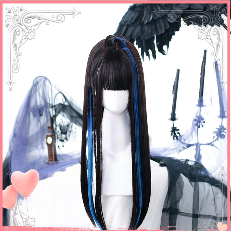 Lolita long straight hair wig WS1321