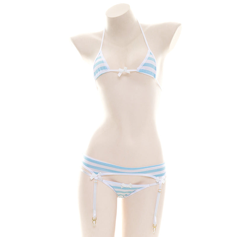 Strappy striped bikini  SS1209