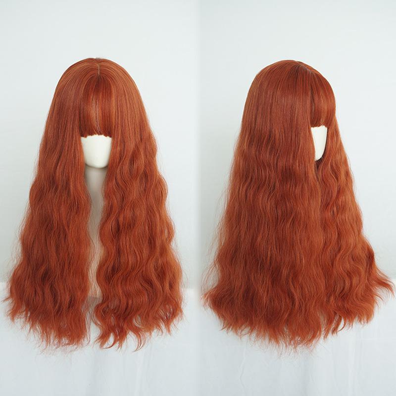 Cute orange hot corn omelet wig WS1133