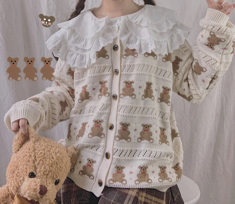 Bear sweater coat  SS3042