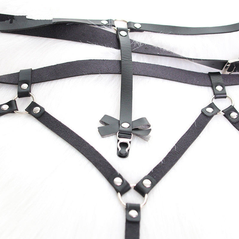 Harajuku bow belt garter belt WS3083