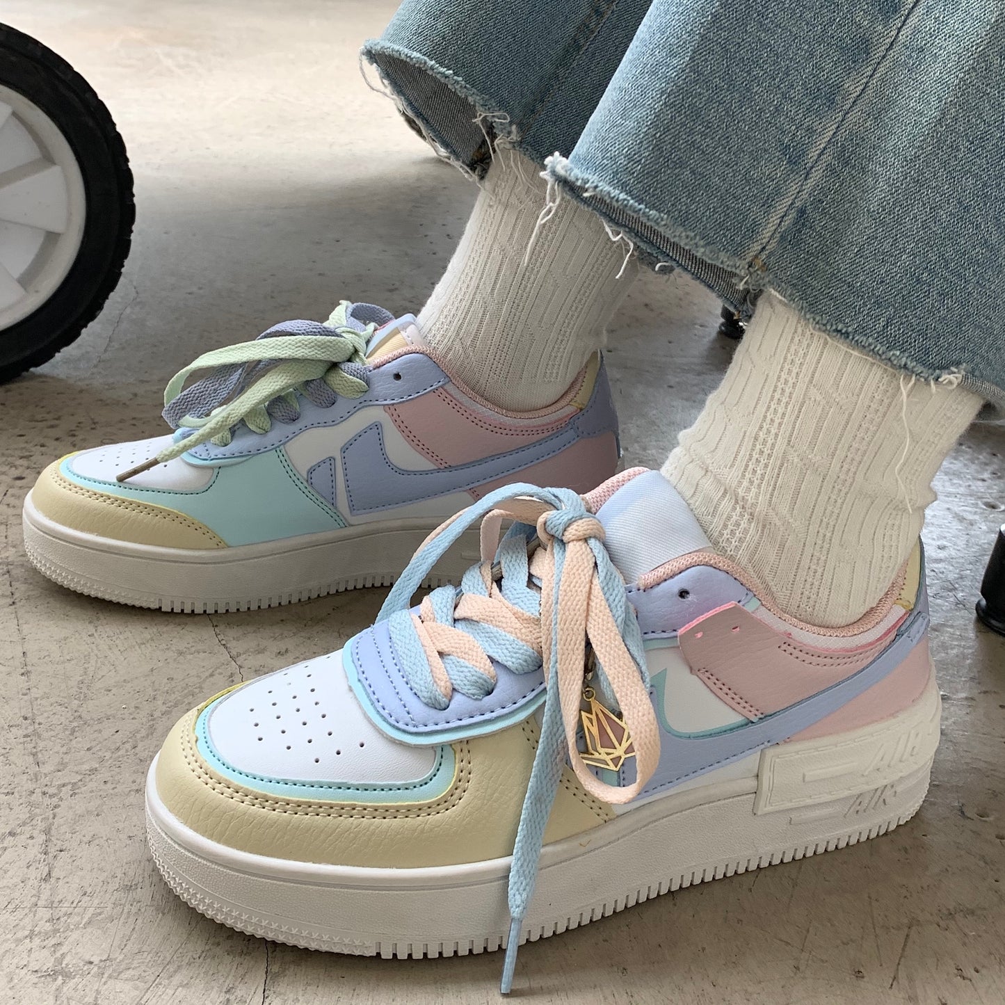 Ice cream macaron sneakers SS2414