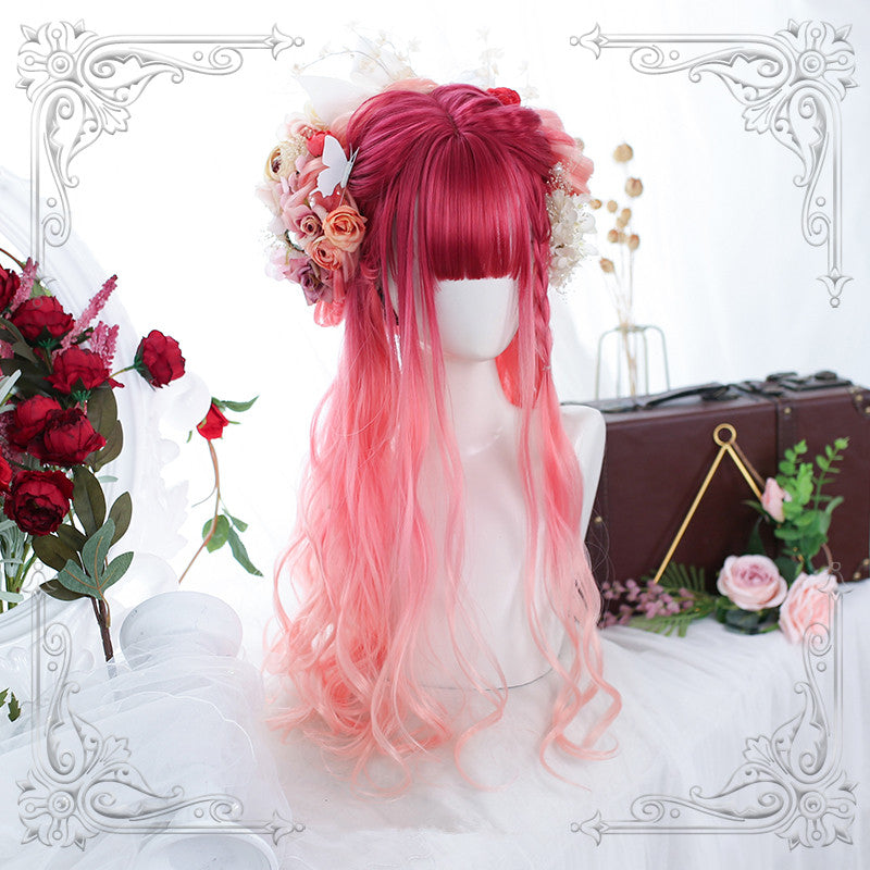 Harajuku soft girl Lolita long curly wig WS2169