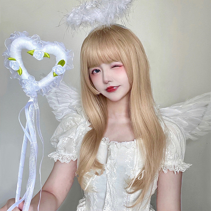 Angel princess golden wig WS2323