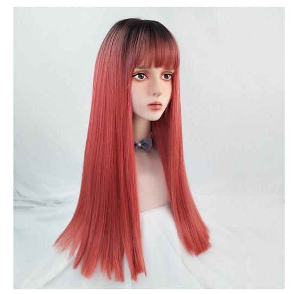 5 Colors Natural Lolita Long Straight Wig  WS1096