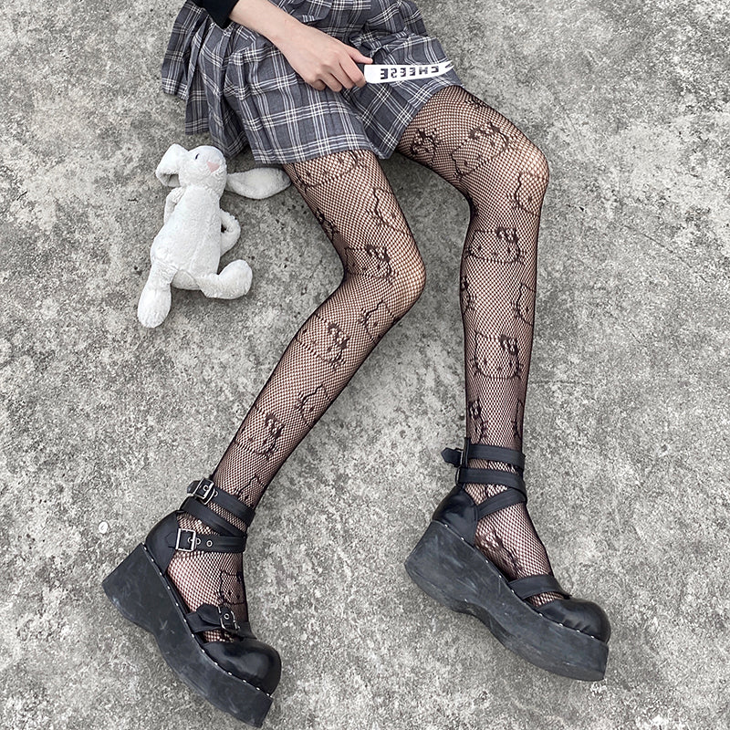 Cute  Kitty fishnet socks SS2827